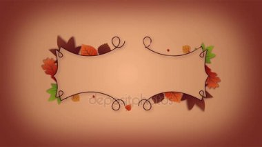 Arka plan sonbahar satış düşen yaprakları ile