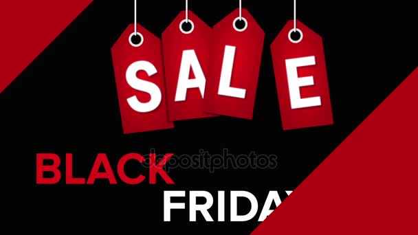 Black-Friday-Verkauf bis zu 50 Prozent günstiger — Stockvideo