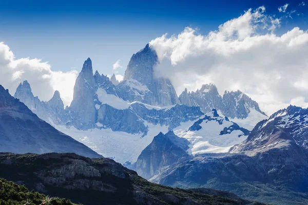 Muhteşem Fitz Roy Moutain, Patagonya, El Chalten, Arjantin — Stok fotoğraf