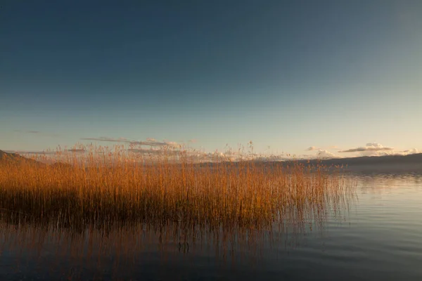 Puesta de sol en la naturaleza — Foto de Stock