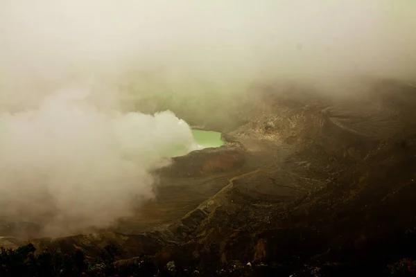 Vulcano lago Poas - Costa Rica — Foto Stock