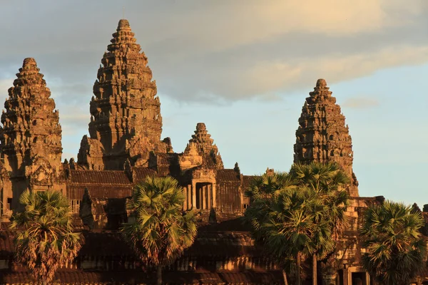 Vroeg in de ochtend op Angkor Wat, Cambodia — Stockfoto