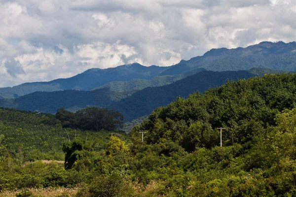 Paisaje natural de Laos.Scenic landscape.beautiful place.wild naturaleza . — Foto de Stock