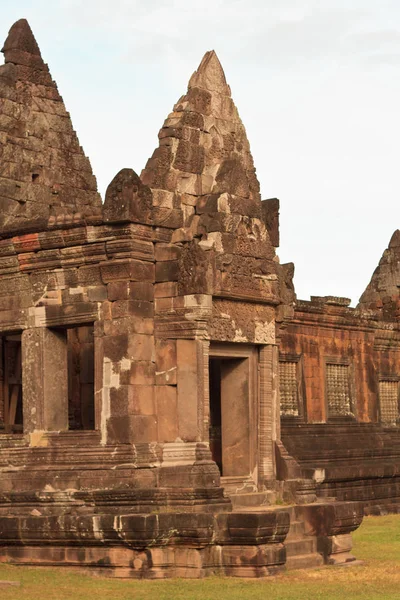 Details van de tempel Wat Phu Champassak in Laos — Stockfoto