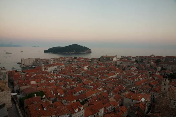 Dubrovnik Old Town Panorama — Stock Photo, Image