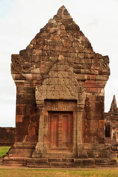 Details van de tempel Wat Phu Champassak in Laos — Stockfoto