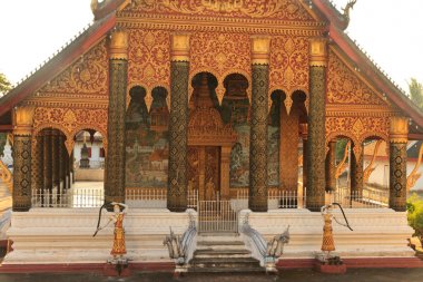 Unesco Dünya Mirası şehir Luang Prabang Buda kompleksleri