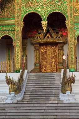 Unesco Dünya Mirası şehir Luang Prabang Buda kompleksleri