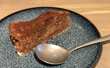 Lezzetli ve iştah açıcı görünen çikolatalı turta.