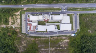 Sintok, Kedah Malaysia - Circa April 2016 : Aerial view of EDC Hotel and resort at Sintok Kedah, EDC Hotel is own by Universiti Utara Malaysia
