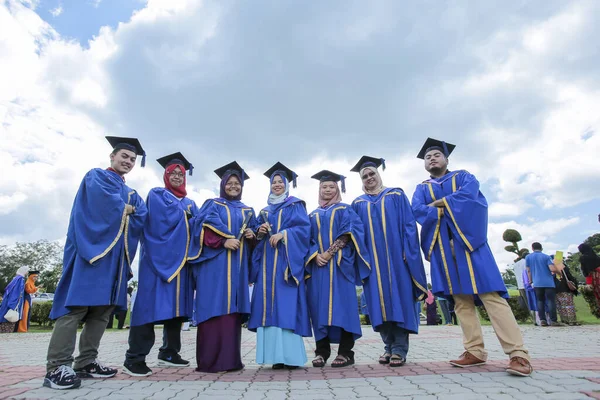 Sintok Kedah Malaysia Circa October 2019 Ασιάτες Φοιτητές Πανεπιστημίων Γιορτάζουν — Φωτογραφία Αρχείου