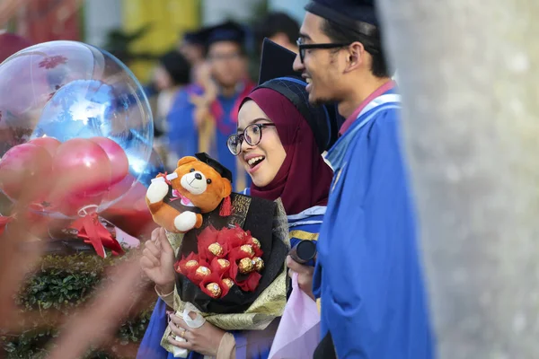 Sintok Kedah Malaysia Sekitar Oktober 2019 Para Mahasiswa Asia Merayakan — Stok Foto