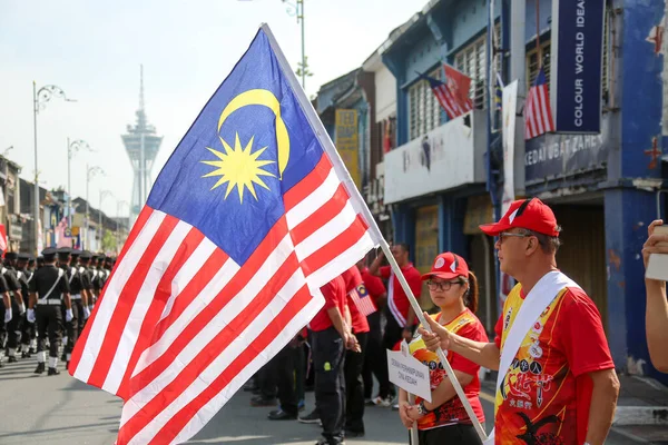 Alor Setar Kedah Malásia Agosto 2019 Malaios Participam Desfile Dia — Fotografia de Stock