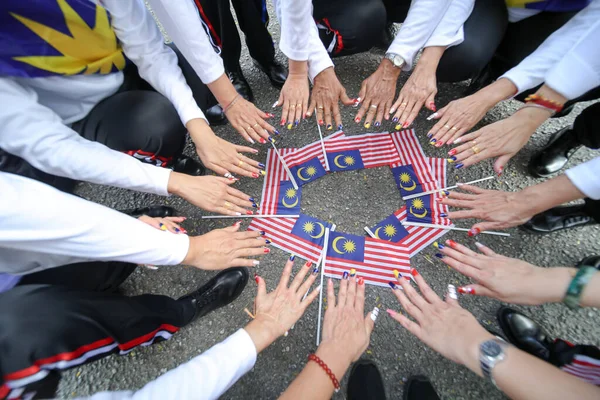 Alor Setar Kedah Malásia Agosto 2019 Malaios Participam Desfile Dia — Fotografia de Stock