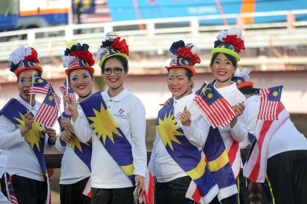 Alor Setar Kedah Malásia Agosto 2019 Malaios Participam Desfile Dia — Fotografia de Stock