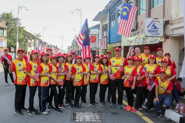 Alor Setar Kedah Malaysia August 2019 Malaysians Participate National Day — Stockfoto
