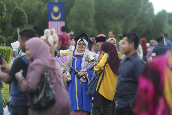 Sintok Kedah Malaysia Cirka Oktober 2019 Asiatiska Universitetsstudenter Firar Examen — Stockfoto