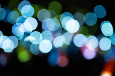 parlak renkli bokeh ışıkları bokeh odaklanmış arkaplan