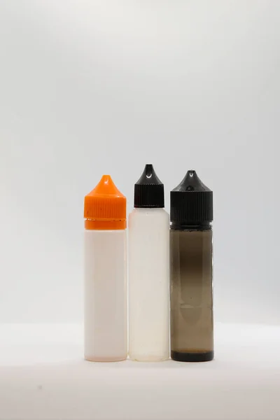 Vaping e-liquid juice bottles for electronic cigarette companies and shops. electronic cigarette liquid