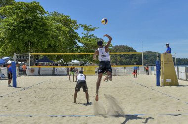 IANGKAWI, MALAYSIA - 13 Mart 2020: K. Dunwinit ve S. Prathip Tayland 'dan Annerstedt ve İsveç' ten Johansson 'a karşı.