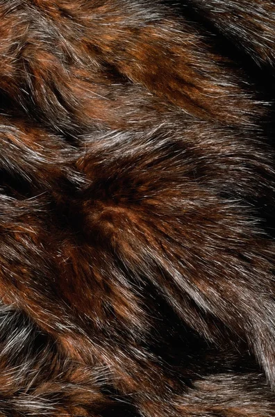 Animal Brown Fur Texture — Stock Photo, Image