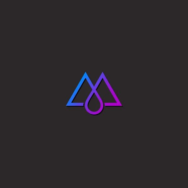 M logo. M Monogram — Wektor stockowy