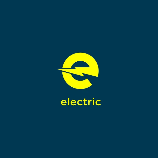 Ηλεκτρικά βιομηχανικά. Ενέργειας λογότυπο. — Διανυσματικό Αρχείο