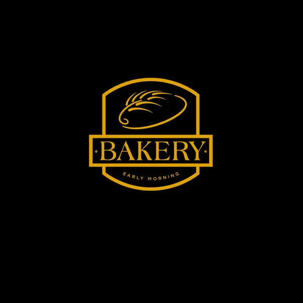 Logotipo da padaria. Logotipo de pastelaria . — Vetor de Stock