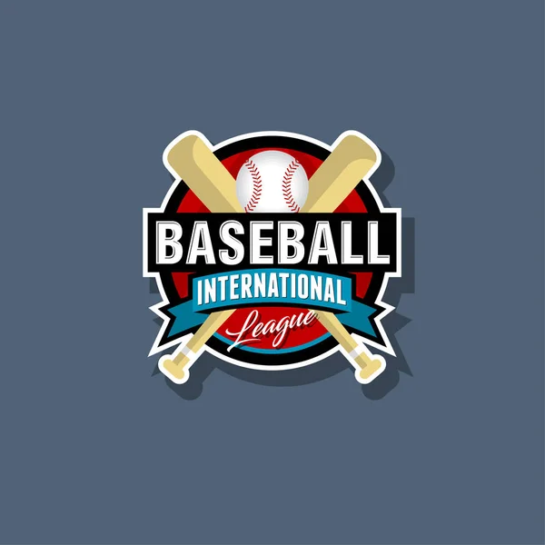 Emblema de béisbol. Logo Béisbol . — Vector de stock