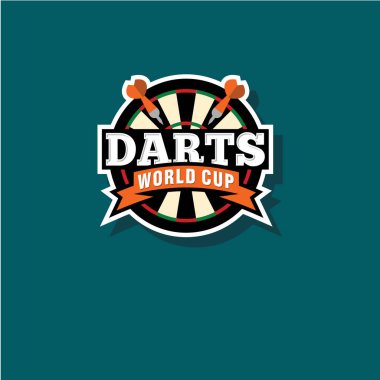 Dart logosunu görmeniz gerekir. Dart Dünya Kupası amblemi.