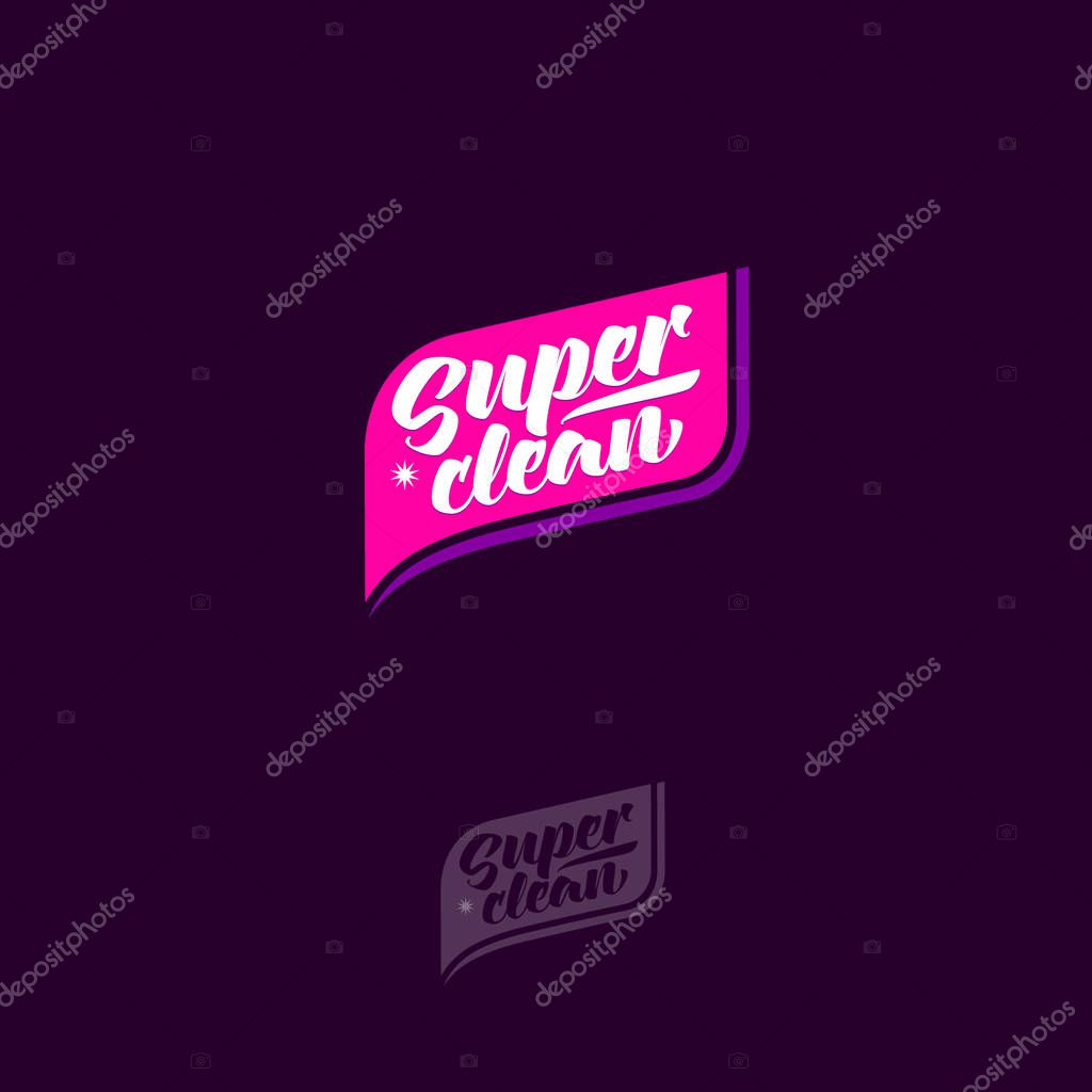Logo in a pink ribbon with white letters.