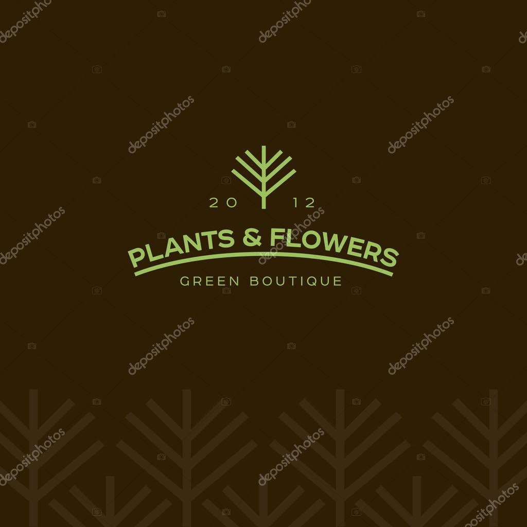 Logo for the store plants and landscaping.