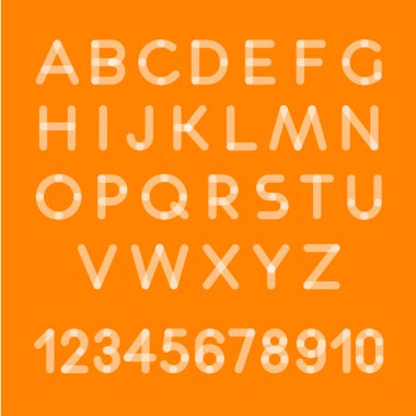 Harfler. Alfabe. Yazı tipi. Tipografik.