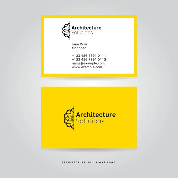 Architektoniczne logo i tożsamości. — Wektor stockowy