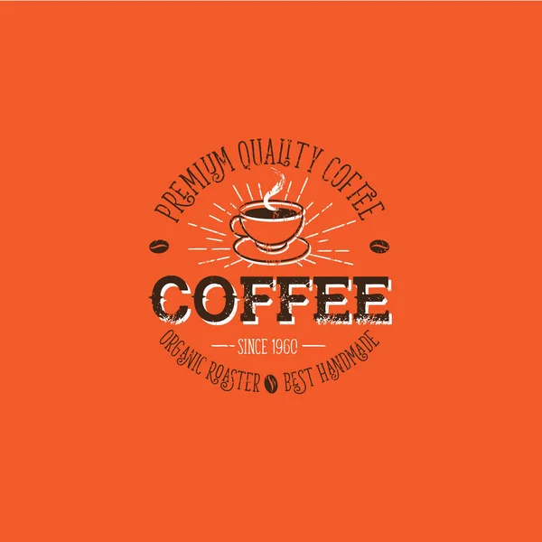 Kaffee-Illustration. Kaffeeschild. — Stockvektor
