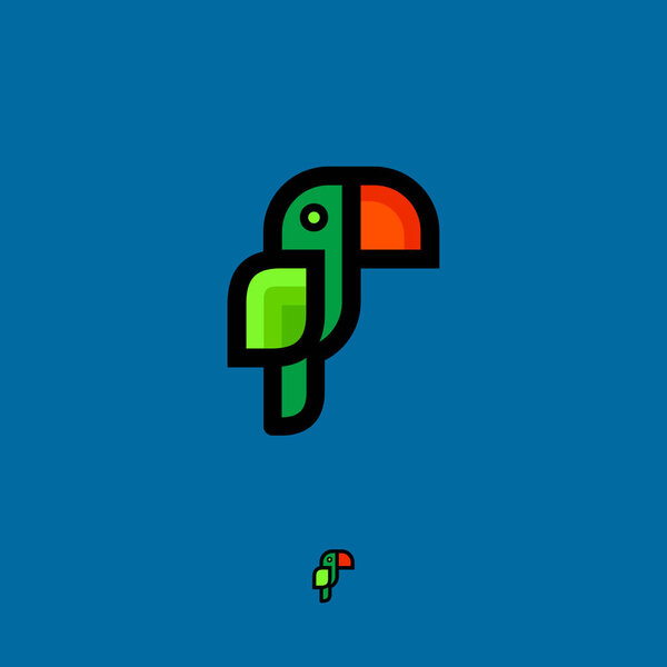 Tropic parrot logo.