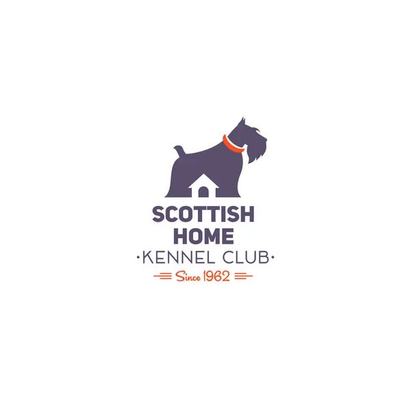 Logo des Schottischen Terrierclubs. — Stockvektor