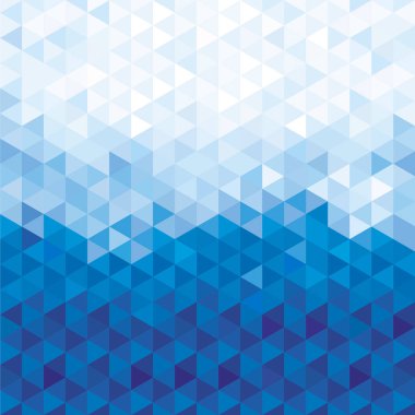 Mavi kristal desen, arka plan.