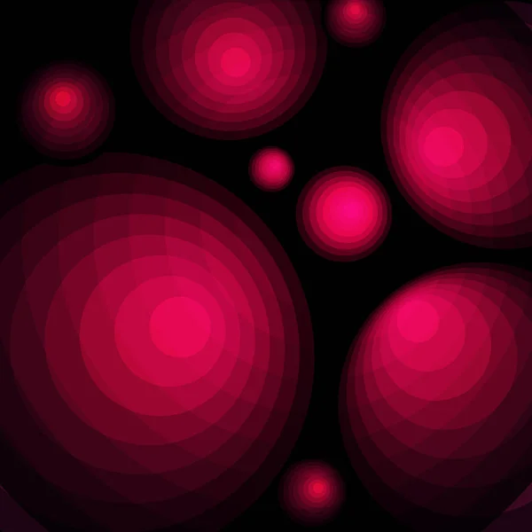 Röd disco mönster. — Stock vektor