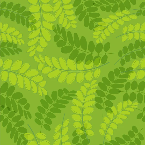 Seamless pattern with leaves. — Stock Vector