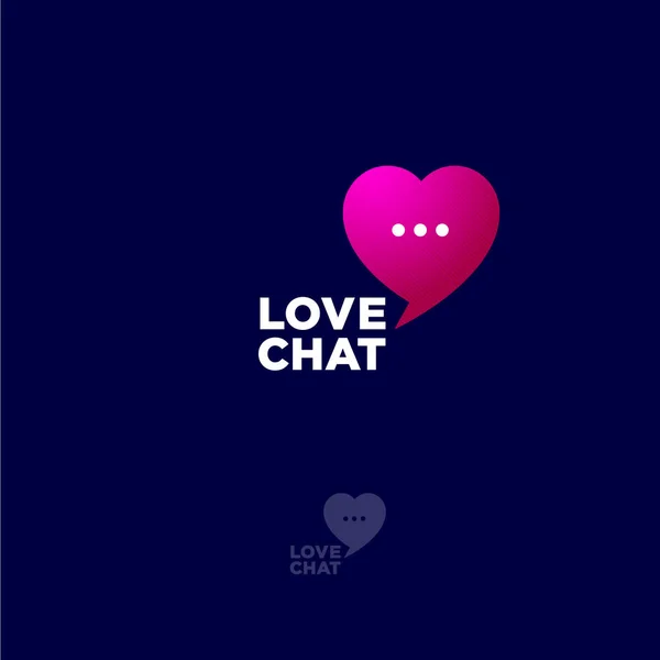 Communicatie- of chat-logo. Conferentie embleem. — Stockvector