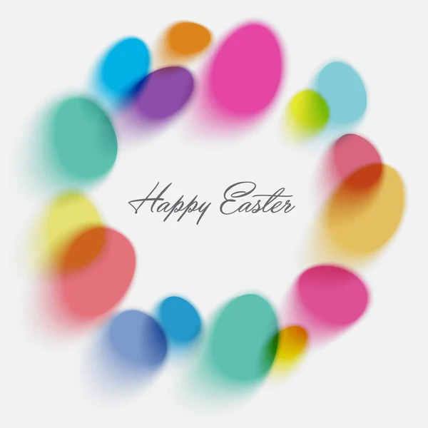 Happy Easter illustration. Postcard or poster — Stock Vector