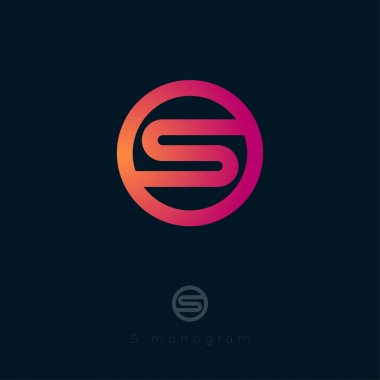 S logosunu görmeniz gerekir. S monogram. 