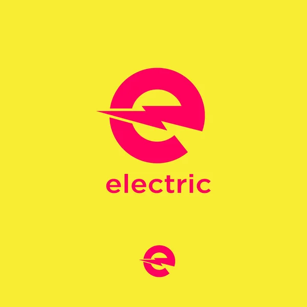 Электрическая промышленность. Логотип власти . — стоковый вектор
