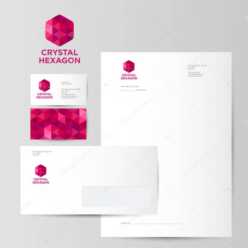 Identity. Blank, envelope, business cards.
