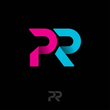 PR logosunu görmeniz gerekir. Halkla ilişkiler amblemi. 