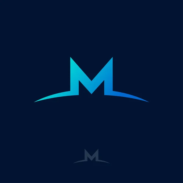 M logo. M monogram. — Stock Vector