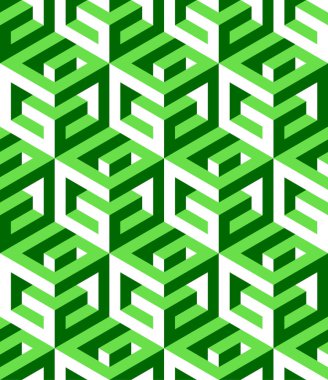 Geometrik seamless modeli. Harf G desen. İnşaat desen.