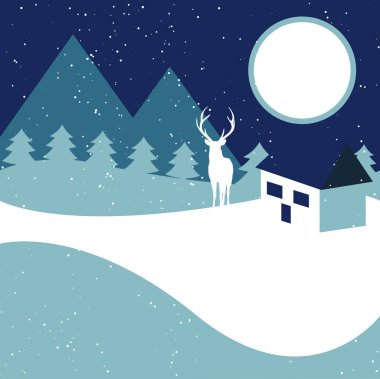 Vintage Noel arka plan