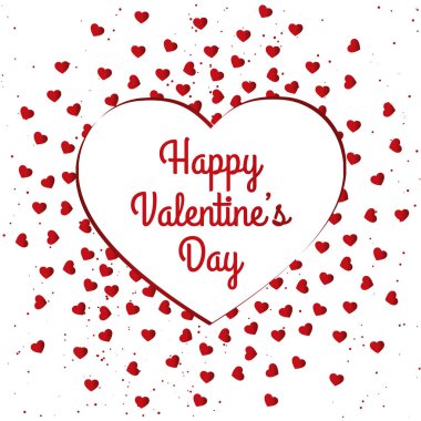 mutlu Sevgililer günü kartı tasarımı